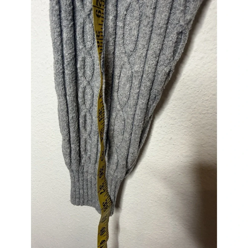 Alo Yoga Winter Bliss Pant Cable Knit Sweater Pants Grey XXS Minimalist‎ Cozy